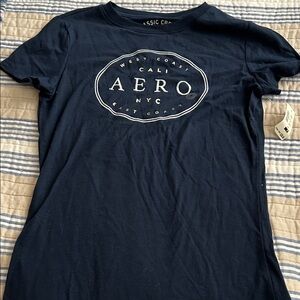 Aeropostale Navy Classic Crew Tee